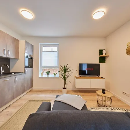 Homeme 1 I Zentral I Netflix I Kueche I Parkplatz I Kliniknah Lägenhet *