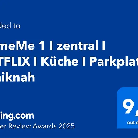 Apartmán Homeme 1 I Zentral I Netflix I Kueche I Parkplatz I Kliniknah Bad Oeynhausen