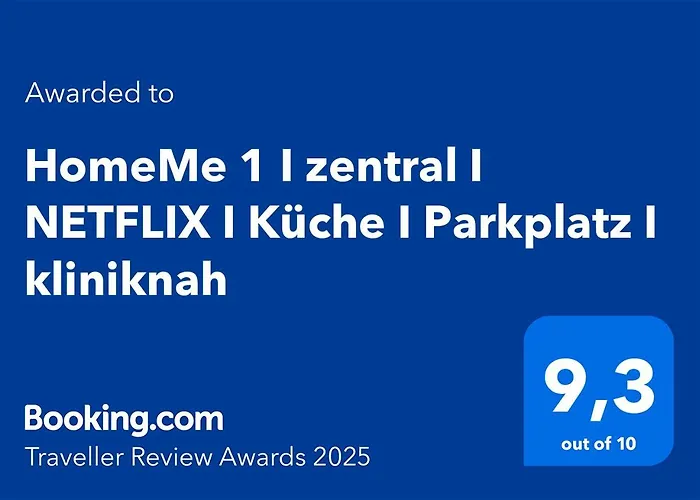 Apartment Homeme 1 I Zentral I Netflix I Küche I Parkplatz I Kliniknah Bad Oeynhausen
